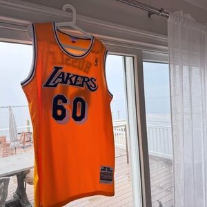 Mitchell & Ness LA Lakers Nipsey Hussle #60 Authentic Hardwood Classics Jersey